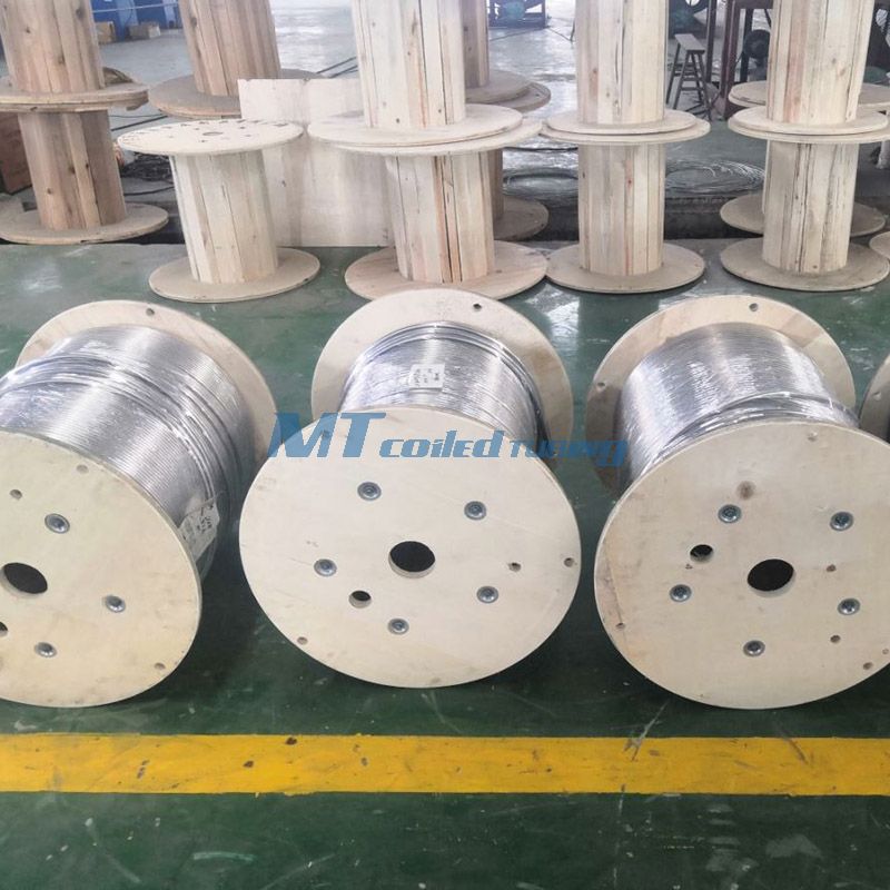 ASTM A789 2205/S32205 Tubería en espiral soldada hidráulica conservante de núcleo simple de acero dúplex con BV/DNV